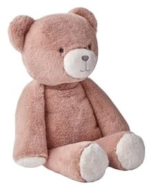 NOUKIE'S - Peluche Toute Douce - 40 cm - Medium - Ours Rose Lily - Jouet pour Enfant et bébé - Cadeau de Naissance