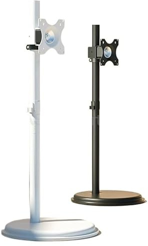 TV Mobiler Bodenständer For 14-32 Zoll Touchscreen-Halterung Videokonferenz-Maschine Monitorwagen Große Unterstützungen(Black change tilt)