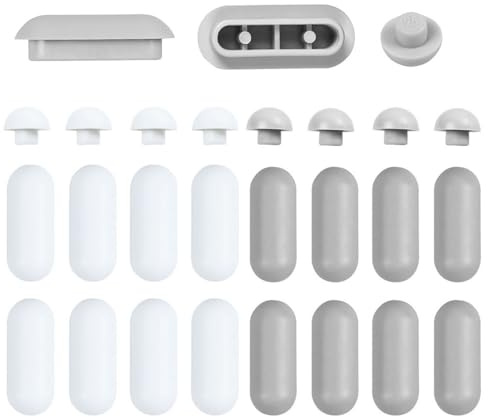 EHFOGJ 24 Pieces Of Toilet Cushions, Toilet Baffles, Rubber Washers, Toilet Accessories, Toilet Anti-Collision Pads.
