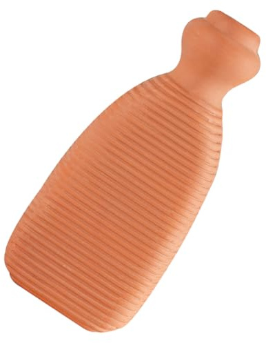 DECHOUS Fußschrubber aus Natürlichem Terrakotta mit Keramikoberfläche Bimsstein Peeling Werkzeug für Effektive Hornhautentfernung und Weiche Füße Spa Anwendung Braun