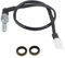 Keenso Universal Motorrad Hydraulischer Bremslichtschalter, Hinten Hydraulische Bremsdruck Rücklichtschalter 1,25mm 1mm für Motorrad Roller Moped Dirt Pit Bike ATV(M10 (10mm) x 1mm)