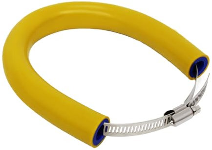 JFG RACING 52 cm/20,47 Protection Pot Echappement Moto,Protection Collier Echappement Réglable Universelle pour Pit Dirt Bike Motocross Supermoto Enduro Scooter Jaune