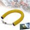 JFG RACING 52 cm/20,47 Protection Pot Echappement Moto,Protection Collier Echappement Réglable Universelle pour Pit Dirt Bike Motocross Supermoto Enduro Scooter Jaune