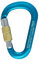 STUBAI HMS Karabiner Karabiner mit Schraubverschluss, Schraubkarabiner zum Klettern, Kletter-Karabinerhaken, Sicherungskarabiner zum Bergsteigen, Türkis