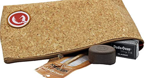 Geschenkset Dudu-Osun®, unicorn® Seifendose, Miswak und Kulturtasche aus Kork