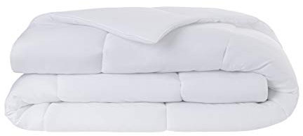 Todocama - Piumino trapuntato in fibra antiacaro, autunno-inverno, 300 g/m², colore bianco (tutte le misure disponibili) (letto 160/180-240 x 220 cm)