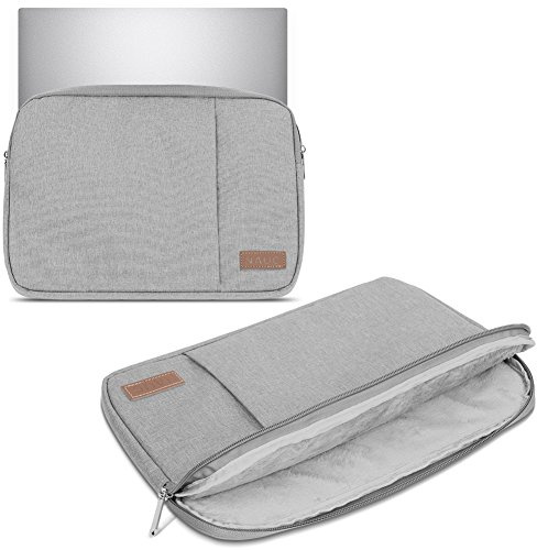 UC-Express Sleeve Hülle kompatibel mit Samsung Galaxy Book / Book2 Pro 360 13,3 Zoll Tasche Notebook Schutzhülle Universal Case Cover, Farbe:Grau