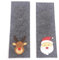 8er Set Weihnachten Besteckhalter Weihnachtsgeschirr Tasche, Weihnachtsmann Hirsch Tischdekoration Weihnachtsfeier Dekoration (fühlte)