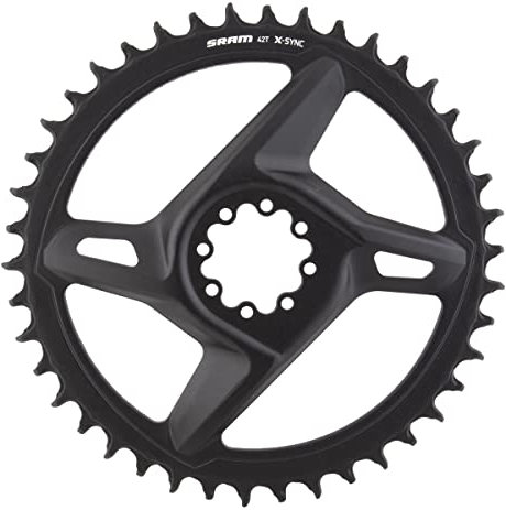 SRAM Corporation Europe Unisex – Erwachsene Sram Road Kettenblatt, Schwarz, 42Z