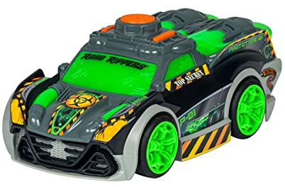 Nikko 20441 Road Rippers Afterburner, Fahrzeug mit motorisiertem Antrieb, Sound und Licht, Auto mit drehenden Turbinen auf Knopfdruck, inklusive Batterien, für Kinder ab 3 Jahren, ca. 21 cm, Grün