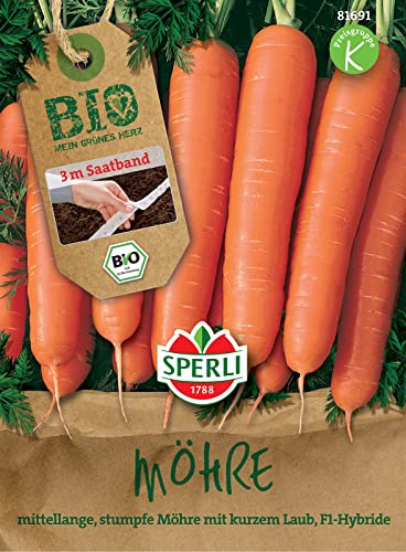 Sperli BIO Möhrensamen F1 81691, Saatband | Lagerfähig