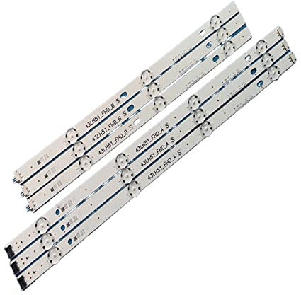 JUSTPING LED Bande de rétroéclairage (6) 4 3LF510V 43LF5100 43LH5100 43LH590 43LJ515V 43LH520V 43LH511T 43LH570V LF51_FHD_A B 43LH51_F Apte for LG Remplacement du rétroéclairage de télévision
