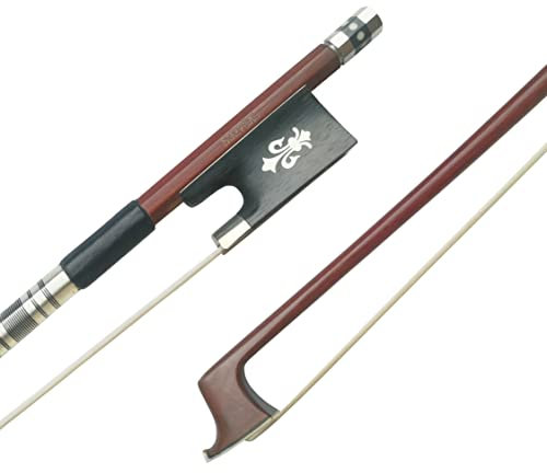 SURVEAL Professioneller Violinbogen aus Brasilholz mit warmem Klang, Größe 4/4, Acro de Violino (4/4)