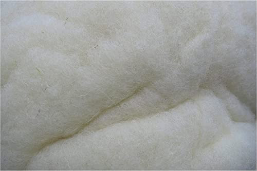 Stopfwolle aus Schafwolle 10kg (11,50€/kg), Naturfaserdämmung, Schallschutz, nachhaltiger Dämmstoff, Isolierung, Wämedämmung, Schafschurwolle, klimatisierend, kadierte Schurwolle