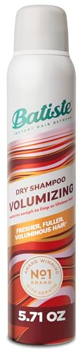 Batiste Dry Shampoo, Volumizing, Refresh Hair and Absorb Oil Between Washes, Waterless Shampoo for Added Hair Texture and Body, 5.71 oz