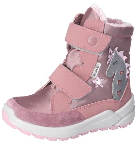 RICOSTA Mädchen Winterstiefel Annika, Kinder Boots, Weite: Mittel, lose Einlage, Sympatex, Blinklicht, gefüttert, Sucre/Candy (320), 32 EU