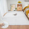 ORINOVA Teppich Wohnzimmer Waschbar Weiß 150x215 cm Schlafzimmer Flauschig Fellteppich Kinderzimmer Kunstfell Kurzflor Teppich Deko Weich Rechteckig