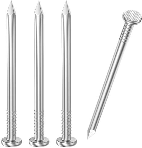 VGBUY 800 Stück Edelstahl-Nägel, 2,5 cm Flachkopfnägel zum Aufhängen von Bildern, Wänden und Holzbearbeitung