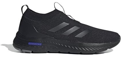 adidas Cloudfoam Move Sock Shoes, Scarpe Uomo, Core Black/Core Black/Lucid Blue, 41 1/3 EU