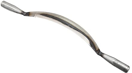 Kisangel Raspador De Corteza Raspador para Descortezar Cortadora Descortezadora Herramienta De Corteza Curvada Raspador De Jardinería Antideslizante Cuchillo para Despellejar Acero Carbono