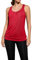 WANGZHI Tank Top Damen Ärmellose Sommer Tops Rundhals Oberteile,Red,XL