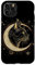 Hülle für iPhone 11 Pro Katze Halbmond Gothic Hexe Schwarz Katzenliebhaber