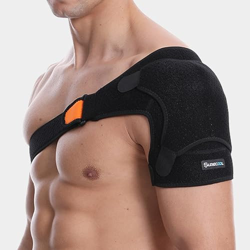 NICEIN®Attelle Epaule - Epaulières Médicales en Néoprène,Le Bandage D'épaule Soulage la Douleur,Support D'épaule Réglable,Bénéfique pour les Blessures à L'épaule,Tendinite Epaule