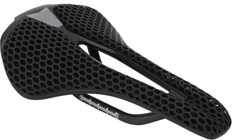 XUXHOU Fahrradsattel, 3D-Gedruckter Fahrradsattel, Mountainbike-Sattel, Hohl, Atmungsaktiv, Leicht, Fahrradsitz für Straßen-Mountainbikes