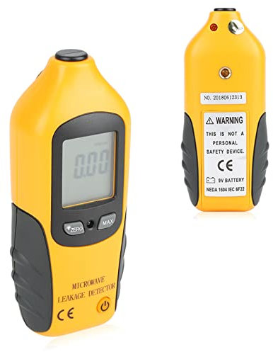Microwave Detector, HT-M2 Digital Microwave Leakage Detector with Clear LCD Display & Storage Bag High Precision Radiation Meter Tester for Home Office