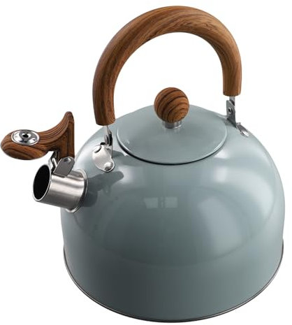 Hfourhnik 3L Liter Stainless Steel Whistle Kettle Thickened Kettle Gas Induction Cooker Universal Kettle Whistle Kettle