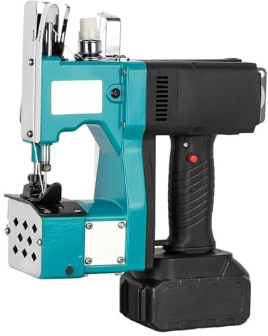 Macchina da cucire sacchetto tessuto 220V,Macchina da cucire a sacco portatile elettrico Cucitura per Cucire per Sacchetti per Borsa tessuta in Pelle di Serpente Sacchetto di