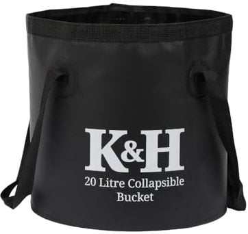 Collapsible PVC Bucket | Car Cleaning Essential | 20-Litre Capacity | Portable, Space-Saving Design | Ideal for Car Washes & Outdoor Activities