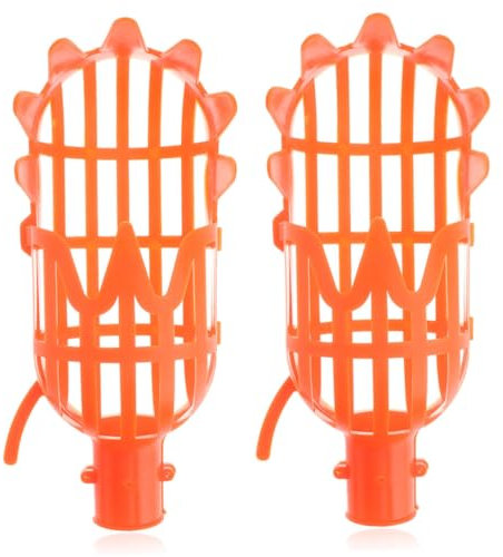 Milisten 2stücke Obstpflückkörbe Ohne Griff Robust Und Rostfrei Für Hohe Persimonen Äpfel Birnen Und Pfirsiche Sichere Ernte Für Hausgarten Und Bauernhof Vielseitiges Pflückwerkzeug