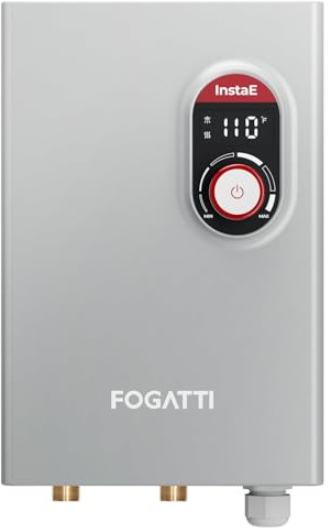 FOGATTI 14kW Tankless Water Heater Electric, 240 Volt On Demand Instant Hot Water Heater, ETL Certified, Up to 3.3 GPM for 1-2 Point of Use