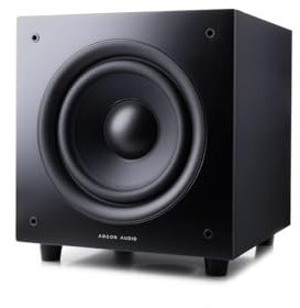 Argon Audio Malmö SUB6 Powered Subwoofer, 6-inch Driver, 65W, Black
