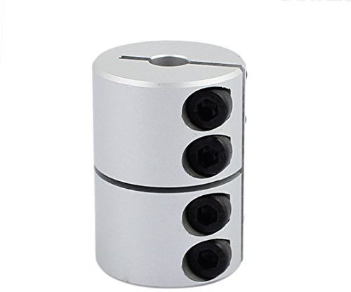 sourcing map 8mm to 14mm Shaft Coupling 45mm Length 32mm Diameter Coupler Aluminum Alloy Joint Motor for 3D Printer CNC Machine DIY Encoder