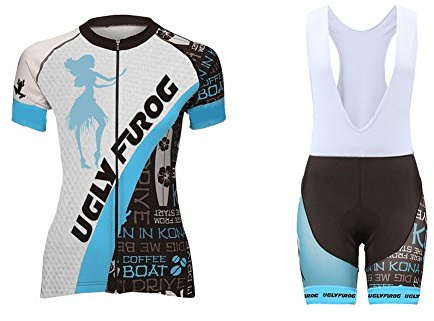 UGLY FROG Radsport-Anzüge für Damen, Kurzarm Fahrradtrikot Anzüge Set Fahrrad Trikots Radhose
