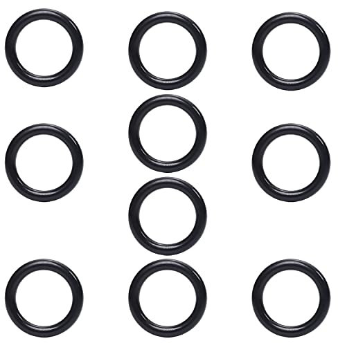 Othmro 10 Stück Nitrilkautschuk-O-Ringe, 35 mm Außendurchmesser, 25 mm Innendurchmesser, 5 mm Breite, Gummi-Unterlegscheiben, metrische Buna-N-Dichtungsringe, Schwarz