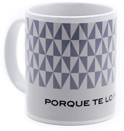 SUSIKO | Taza de Cerámica | Porque Te lo Mereces | Tamaño 8 x 9,5 cm | Para Desayunos, Meriendas y Cenas de tu familia | Packaging de Regalo en Caja Kraft | Color Blanco Brillante