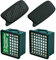 VIOKS Filterset aus 2 x Geruchsfilter Aktiv-Kohlefilter und 2 x Hepa-Filter für Kobold VK130 VK131 VK131SC Staubsauger Ersatz Vorwerk FL-A13 FL-H13 Filter Mikrofilter für Handstaubsauger