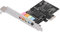 Carte Son PCI-Express 5.1 canaux Duplex intégral, Carte Audio stéréo à Puce CMI8738, pour pour Ordinateur de Bureau, Ordinateur pour cinéma Maison, Grands Jeux 3D