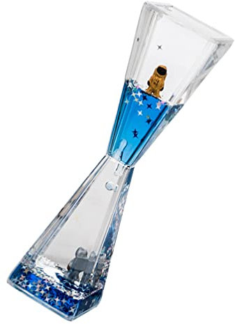 BESPORTBLE Acryl Öl Flüssige Sanduhr Astronaut Figur Liquid Timer Eieruhr Zeitmesser Lustige Küchentimer Kurzzeitmesser Kinder Mitgebsel Spielzeug für Wohnzimmer Tischdeko Büro Deko Objekt Geschenke