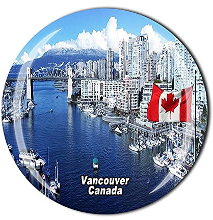 Vancouver Kanada Kühlschrankmagnet Reise-Souvenir Geschenk Kristall Magnetaufkleber Kollektion