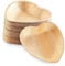 EcoWise Disposable Palm Leaf Plates - Pack of 20 Eco-Friendly Biodegradable Heart Shape Palm Leaf Plates - Natural Sturdy Party Tableware Perfect for Wedding, Picnic, BBQ