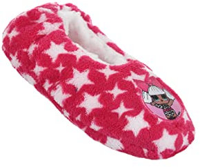 L.O.L. Surprise! Winter Hausschuhe Pantoffeln Fleece gefüttert Pink (25/26, numeric_25)