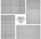 LucyStudio Vassoi per Gioielli Organizer in Velluto 4 in 1 Vassoi portaoggetti Impilabili Grigio Organizzatore per Cassetti per Bracciali Orecchini Bracciali Anelli Espositore