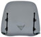 UZMAN -Universal Windschild Getönt Windschutz Windabweiser Windschutzscheibe Windschutzglas Moped/Mofa/Scooter/Quad/Roller Anbauteile Zubehör (KURZ)