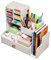 Vikmyer Schreibtisch Organizer Bleistifthalter, Multifunktionale Desktop-Schreibwaren Stifthalter Box für Home Office School Supply Storage Rack (Weiß-pb17-1)