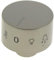 Bouton selecteur gris pour Four