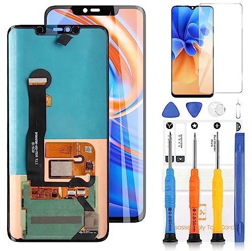 LADYSON LCD Schermo per Huawei Mate 20 PRO LYA-L09 LYA-L29 LYA-AL00 LYA-AL10 LYA-TL00 Sostituzione Schermo LCD Display Touch Screen Digitalizzatore Kit di Sostituzione con Strumento(OLED Nero)